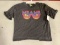 Size X-Large Miami Sunset Gray T-Shirt