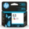 HP - 63 Standard Capacity Ink Cartridge - Tri-Color
