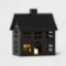 Wondershop Metal House Decorative Figurine, Black