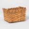 Threshold Woven Basket with Rattan Handles