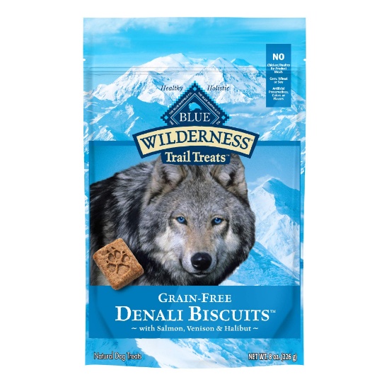 Blue Buffalo Wilderness Trail Treats Grain Free Biscuits Crunchy Dog Treats