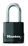 Master Lock Padlock, Magnum Covered Laminated Steel Lock, 1-7/8 in. Wide, M115XKADLF