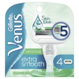 Gillette Venus Extra Smooth Sensitive Women's Blade, 4 Refills