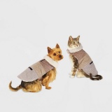 Wondershop Size Medium Sherpa Dog Puffer Vest - Brown