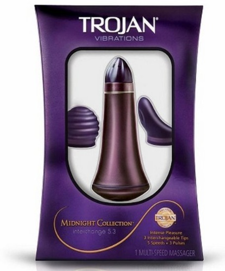 Trojan Midnight Collection - Interchange Massager