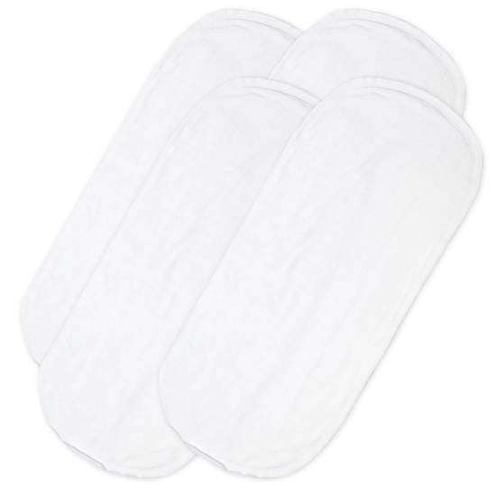 Honest Baby Organic Cotton Liners - White 4pk