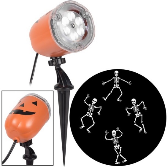 Skeletons Whirl-a-motion Projection Light