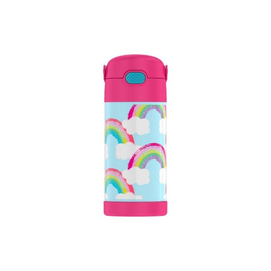 Thermos Rainbow 12oz Water Bottle, Pink/Blue