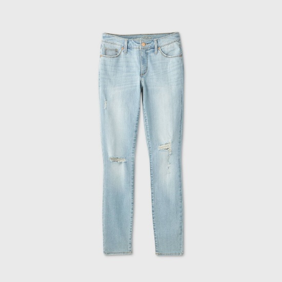 Universal Thread Women's Skinny Jeans, 6 Short, Light Blue