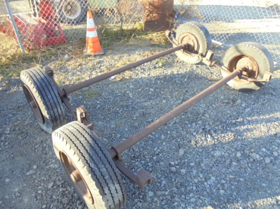 Pair Of Trailer Axles