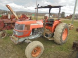 Kubota M8200 2wd Tractor, ROPS Canopy, Remotes, Runs Good / Bad Clutch, 706