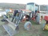 IH 986 w/ Nice Bushhog 2845QT Loader, Good 18.4-38 Tires, Dual Remotes & Pt