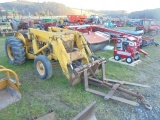 Ford 3400 Loader Tractor, Forks & Boom, Gas, Power Steering, New Rear Tires