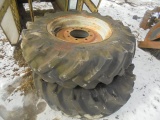 14.9-36 Tires On 8 Bolt MFWD Rims, Good Rims Tires Poor