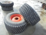 Titan 44X18.00-20 Turf Tires On 8 Bolt Kubota Rims