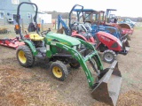 John Deere 4010 w/ Woods LS84 Loader, 4wd,, Hydro, 858 Hours, Runs