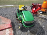 JD 135 automatic lawn mower has had oul change and new belts