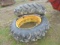 Multitrac 15.5-38 Tires & Double Bevel Rims, Loaded, Excellent Tires, By Th