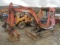 Kubota KH91 Excavator, Cab w/o Glass, Hydraulic Thumb, Rubber Tracks, Backf