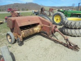 New Holland 69 Square Baler w/ Gas Powered Kicker, Man Says It Works Good,