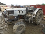 White 6085 Parts Tractor, Engine Problem Unknown / Oil Pan Is Off, ROPS, AS