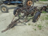 John Deere 3x Trailer Plow w/ Cylinder, Spoke Wheels