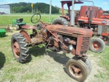 Farmall BN w/ Like New Firestine 9.5-24 Tires, Turns Over But No Spark, As-