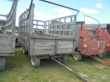 16' Hay Wagon w/ H&S 12 Ton Running Gear, 40 MPH Wagon