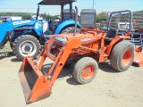 Kubota L2650 4wd w/ LA450 Loader, Shuttle Shift, 1376 Hours, Nice Clean Ori