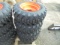 (4) Camso 10-16.5 SSL Tires On Bobcat Rims, New