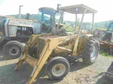 International 2500 Loader Tractor, ROPS, New 13.6-28 Tires, 3pt, Diesel, No