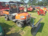 Kubota RTV900 Utility Vehcle, Hydraulic Dump, New Front Plow & Curtis Sprea