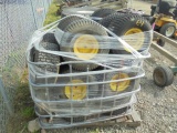 Crate Of John Deere L&G Tires & Rims