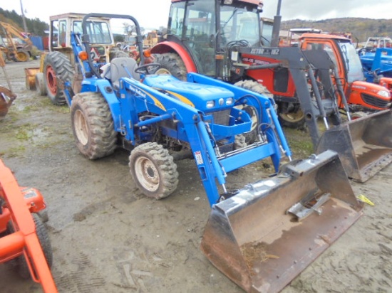 New Holland T1510 TLB, 4wd, R4 Tires, SSL Quick Attach, Gear Drive, Thumb F