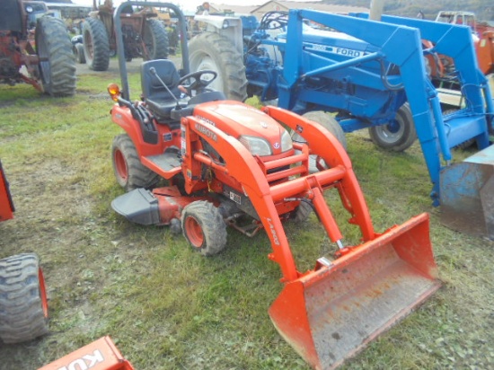 Kubota BX1850 w/ Loader & 48" Mowing Deck, 4wd, 763 Hours, Nice Local New K