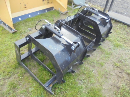 New SSL 80" Dual Cylinder Root Grapple Bucket