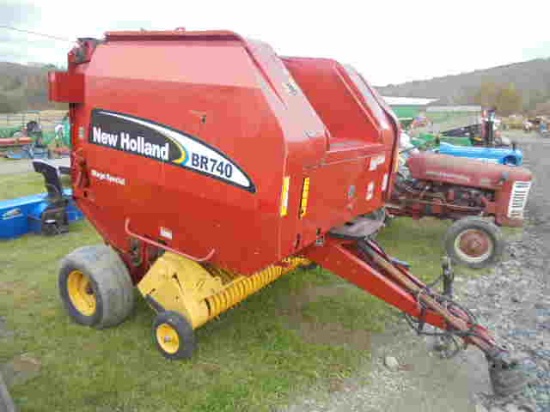 New Holland BR740 Silage Special Round Baler, Monitor In Office