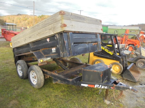 PJ 5X10 Dump Trailer, Tandam Axle, Works Good, Has Title