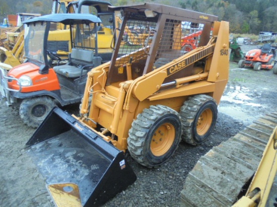 Case 1840 Skid Steer, OROPS, Cummins Diesel, New Tires & 66" Bucket, Runs &