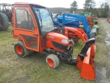 Kubota BX2660 w/ BX2750D Snowblower, Cab w/ Heat, 4wd, 236 Hours, Nice 1 Ow