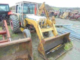 David Brown 990 Diesel w/ Cab & Loader, Runs Good Has A Bad Clutch, Rear Re