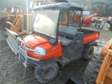 Kubota RTV900 Diesel Utility Vehicle, Hyd Dump w/ Spray On Bedliner, Roof &