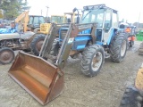 Landini 8880 w/ Cab & Loader, Triple Remotes, 3160 Hours, Good Runnign Trac