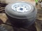 (2) Wanda 5.30-12 Trailer Tires & 4 Bolt Rims, New