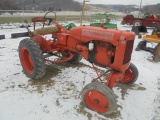 Allis Chalmers B, Good Rear Tires, Front Weight, No Mag, Cracked Axle Housi