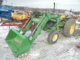 John Deere 2755 w/ 245 Loader, Dual Remotes, Very Clean Good Running Tracto