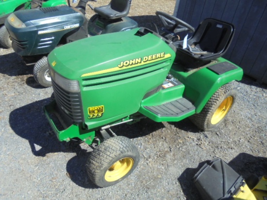 John Deere 325 Lawn Tractor, Hydro, 785 Hours, No Deck