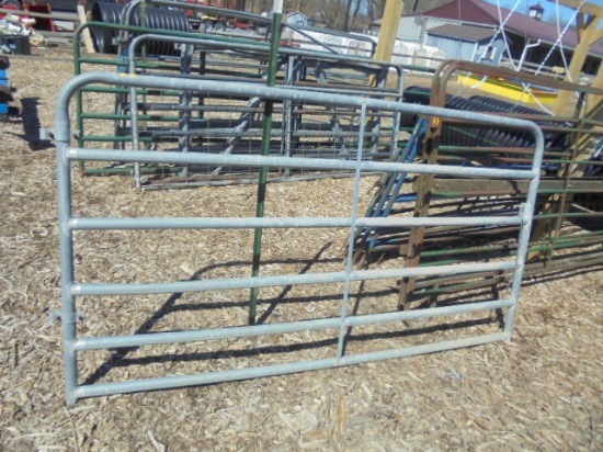 Silver 8' Farm Gate