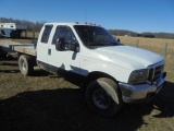 00 Ford F250 Pickup w/ Flatbed, 223k, 4x4, Diesel