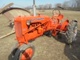 Allis Chalmers CA Tractor w/ Sickle Bar Mower, Runs, Original Back Tires